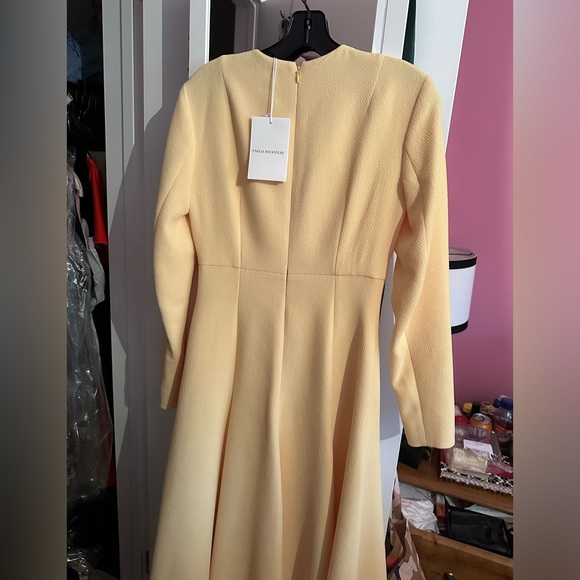 Emilia Wickstead Dresses Emilia Wickstead Belgium Yellow Midi Dress